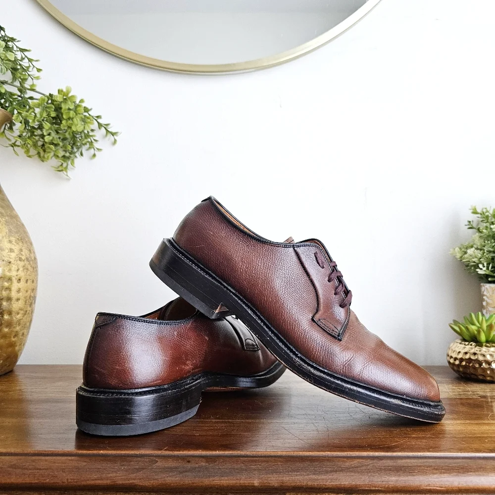 VTG Wright Arch Preserver Union Made USA Leather Oxford Shoes Men’s 8 Durexcel